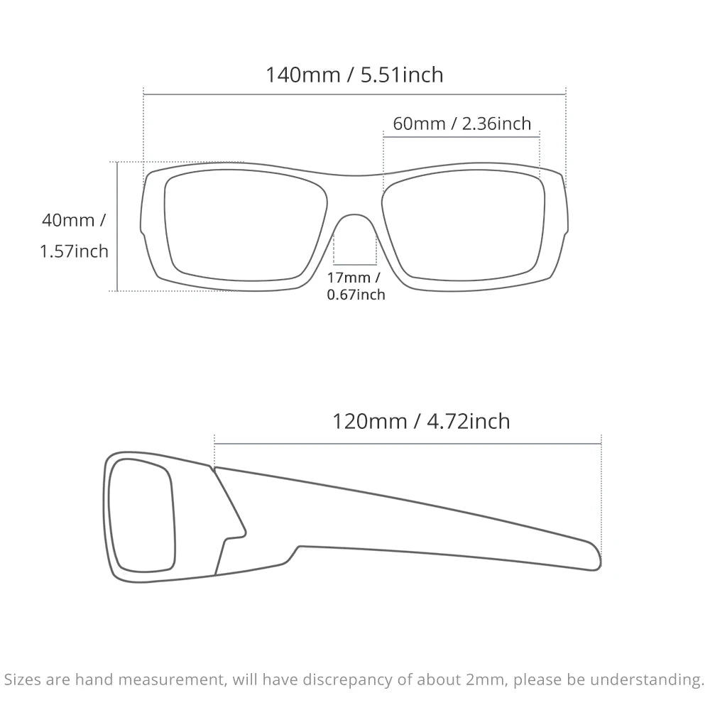 Photochrome Sunglasses Black Frame with Case | Stornfield