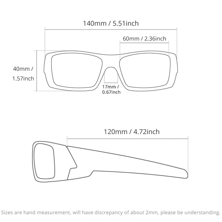 Photochrome Sunglasses Black Frame with Case | Stornfield