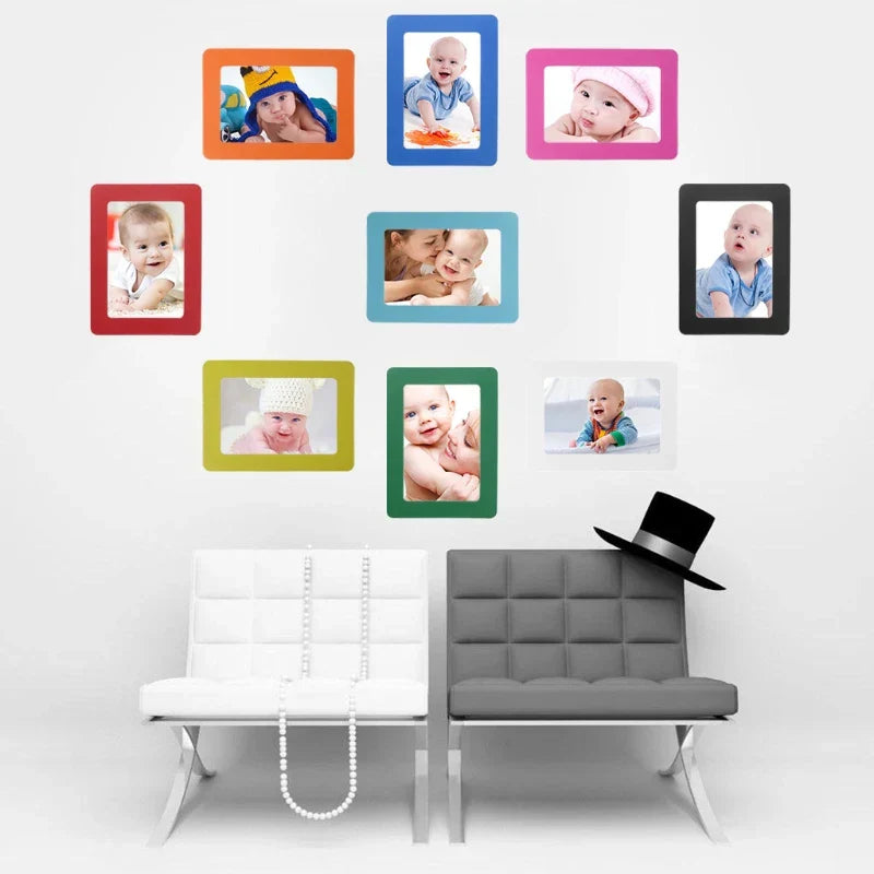 Magnetic Fridge Colorful DIY Photo Frames | Stornfield