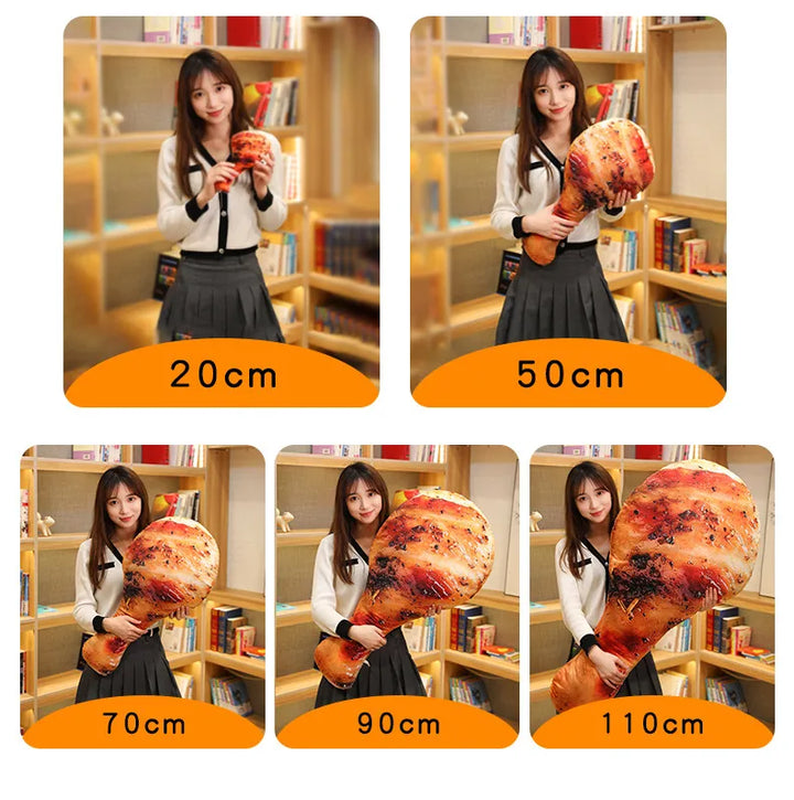 Realistic Food Chicken Leg Plush Toy | Stornfield