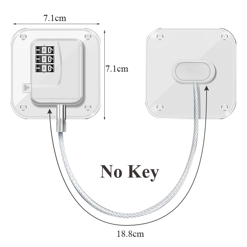 Safe Baby Secure Door Cabinet Lock | Stornfield