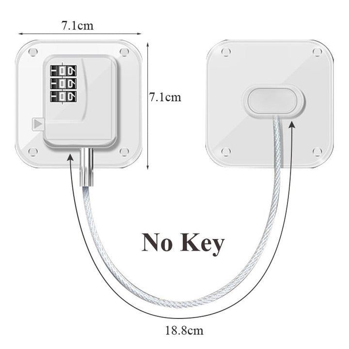 Safe Baby Secure Door Cabinet Lock | Stornfield