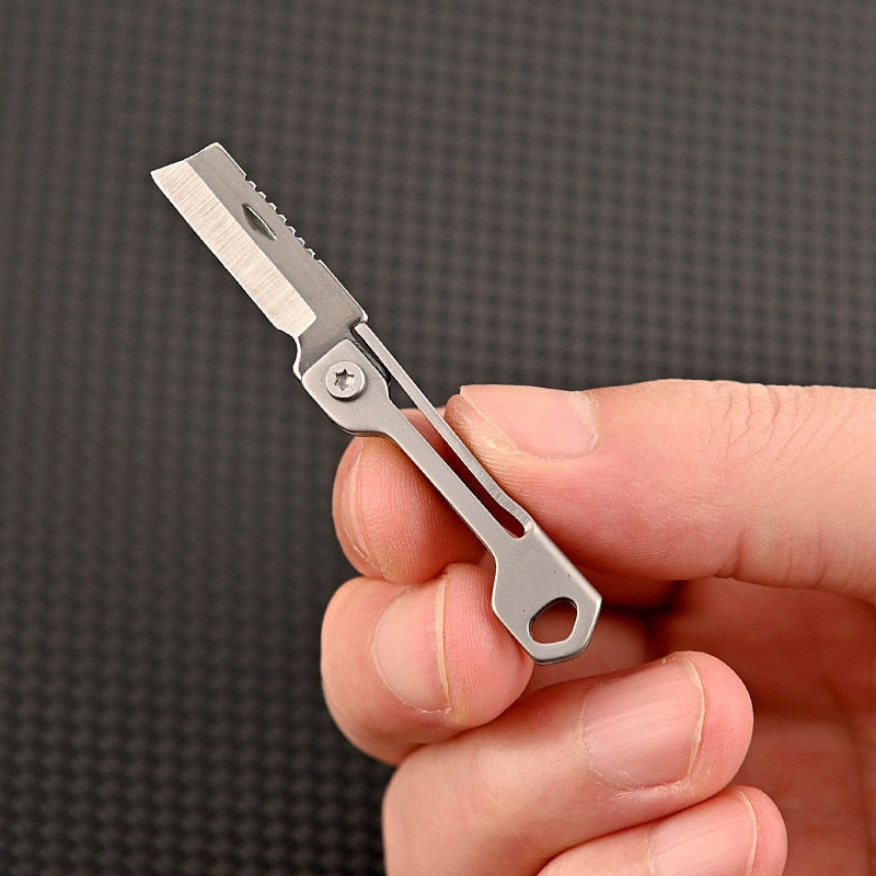 Pocket Size Stainless Steel Foldable Camping Knife | Stornfield