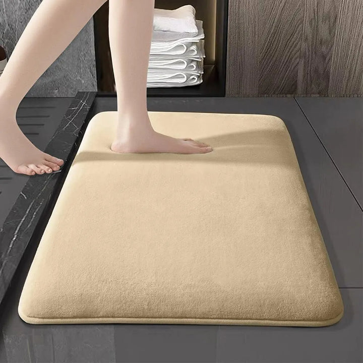 Ultra Absorbent Nordic Bath Mat Shower Room Floor Mat Super Anti-Slip Cushioned Soft Velvet Shower Mat For Washroom | Stornfield