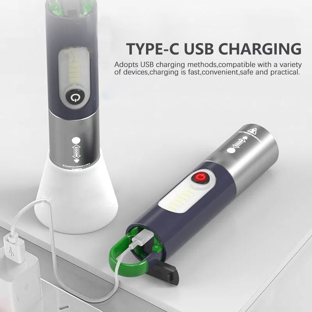 Zoom Ultra-Bright Pocket Led Outdoor Flashlight | Stornfield
