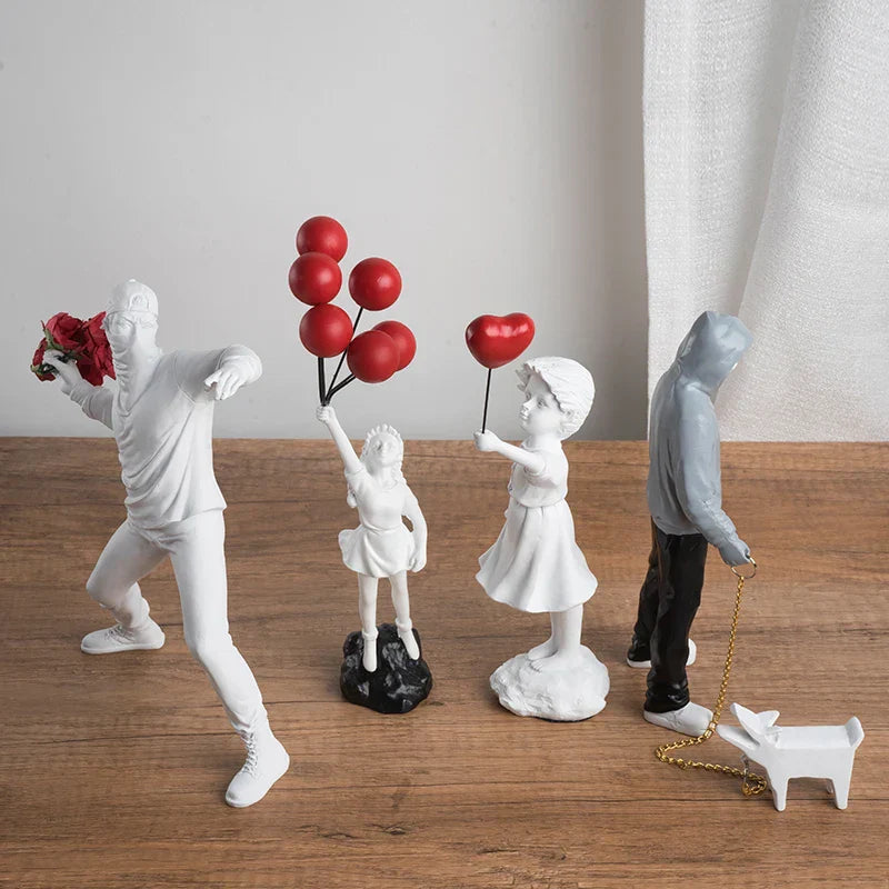 Stornfield | Collection of sculptures inspired by Banksy