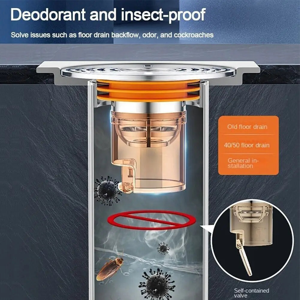 Stornfield | Magnetic Self-Closing Anti-Odor Bathroom Strainer Cover