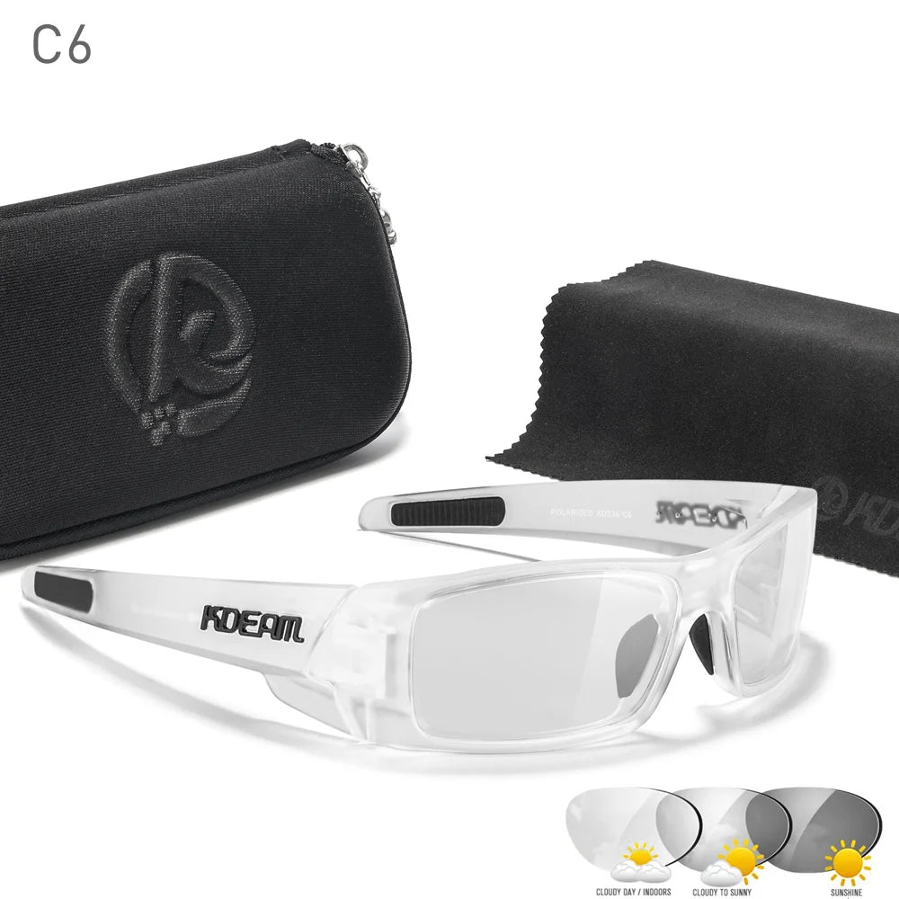 Photochrome Sunglasses Black Frame with Case | Stornfield
