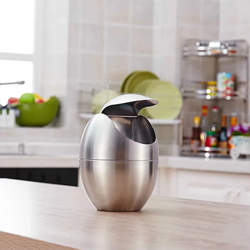 LuxBin Mini Trash Can made of Stornfield Stainless Steel