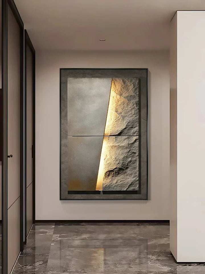 Stornfield | New Rock Texture LED Porcelain Wall Lamp