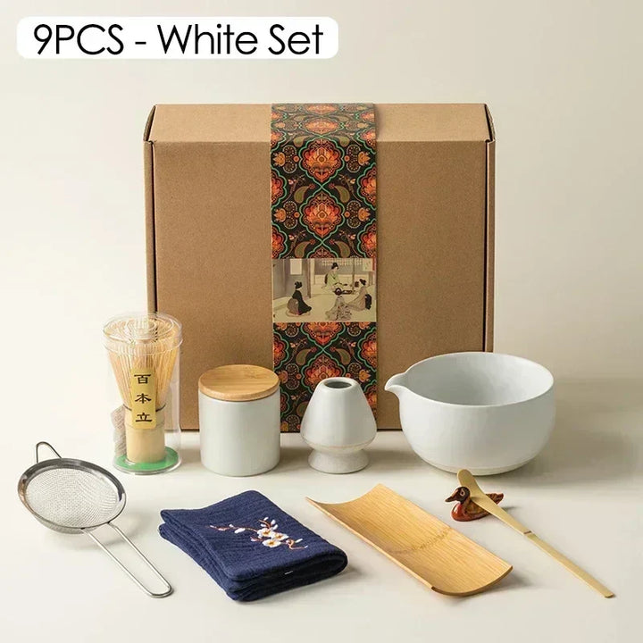 Skoter | 9-Piece Japanese Matcha Tea Set