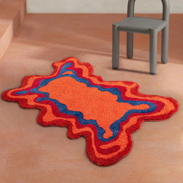 GrooveNest Stornfield Retro Woven Rug