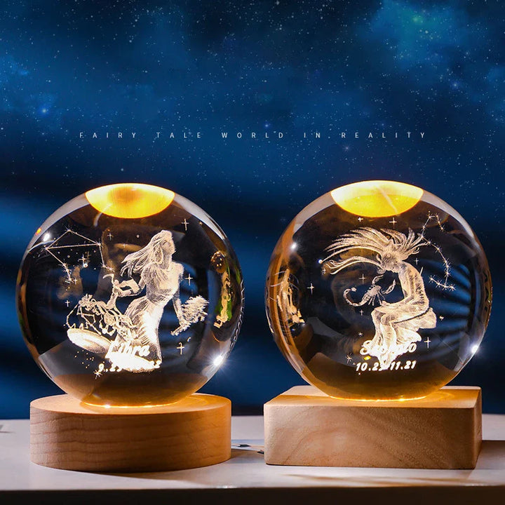 Constellation Crystal Ball Night Light | Stornfield