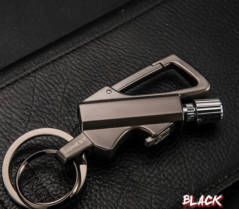 Outdoor Windproof Lighter Match Keychain | Stornfield