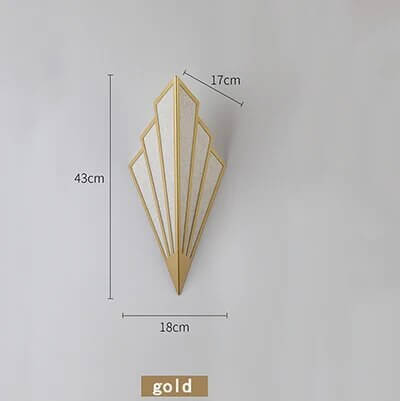 Stornfield | Art Deco Fan Wall Sconce
