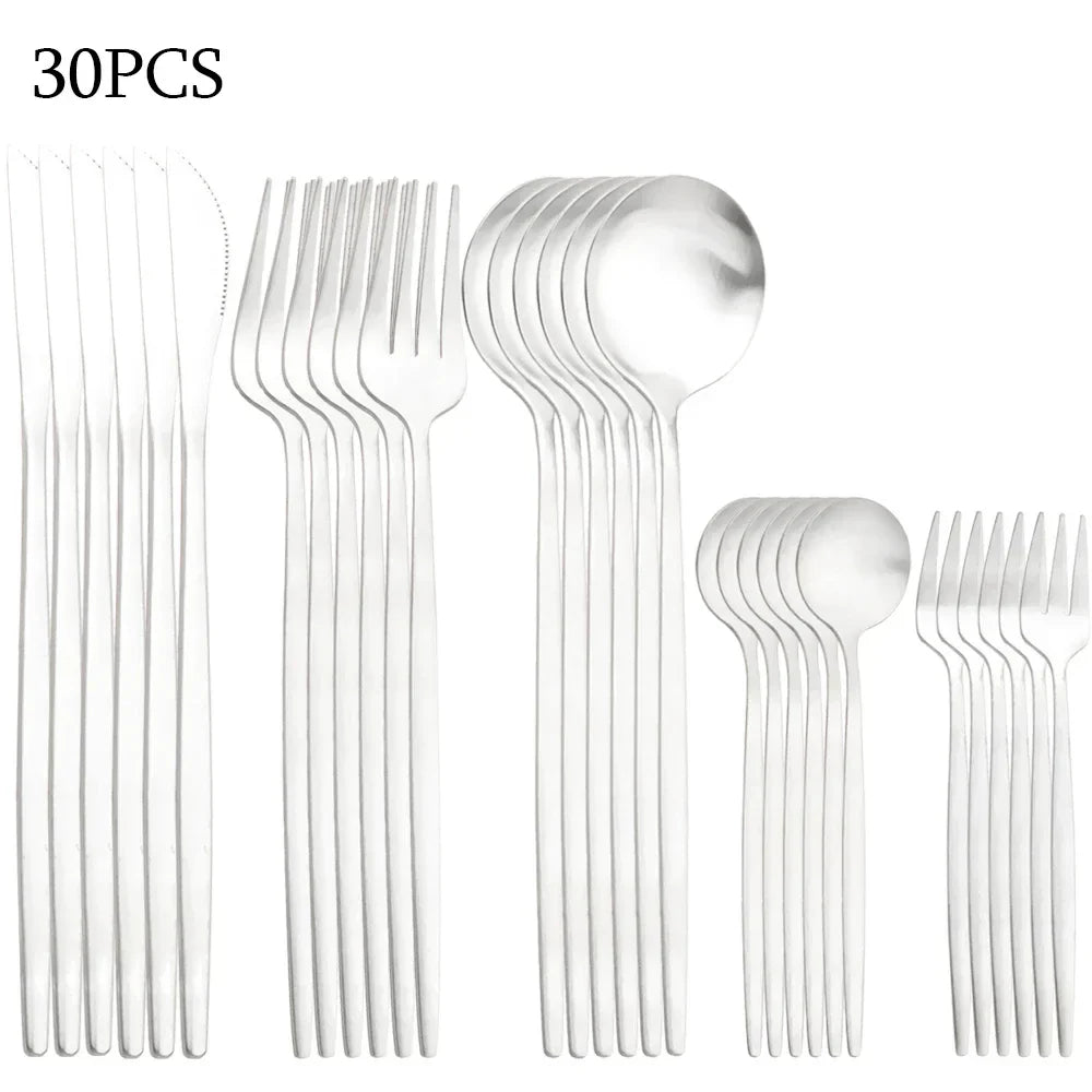 Stornfield | RefinedTable | 30-Piece Cutlery Set