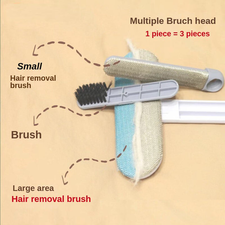 3in1 Pet Hair Lint Remover Window Cleaner Brush | Stornfield