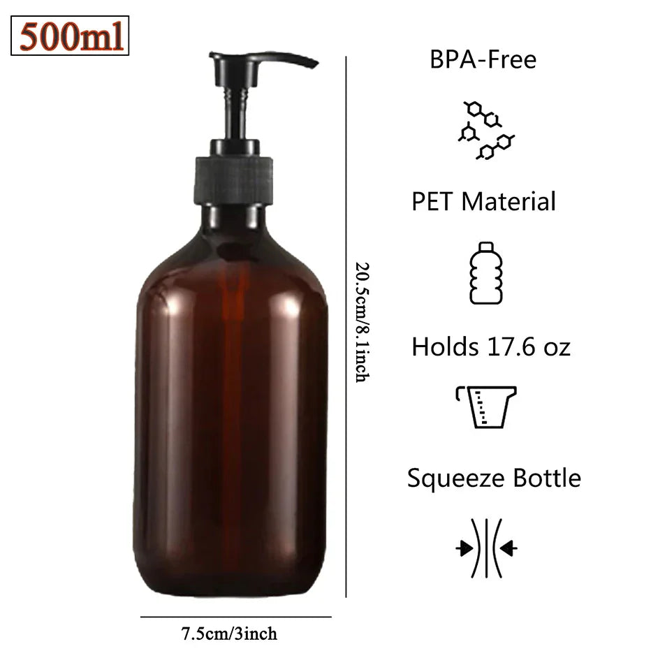 AmberLux 3-piece refillable dispenser set Stornfield