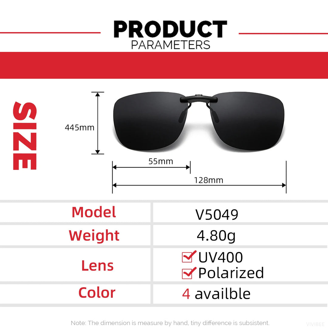 Clip-On Sunglasses polarized UV400 | Stornfield