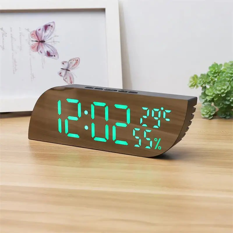 Stornfield | Horloge Alarme Numérique LED avec Affichage Double & Snooze Illimité