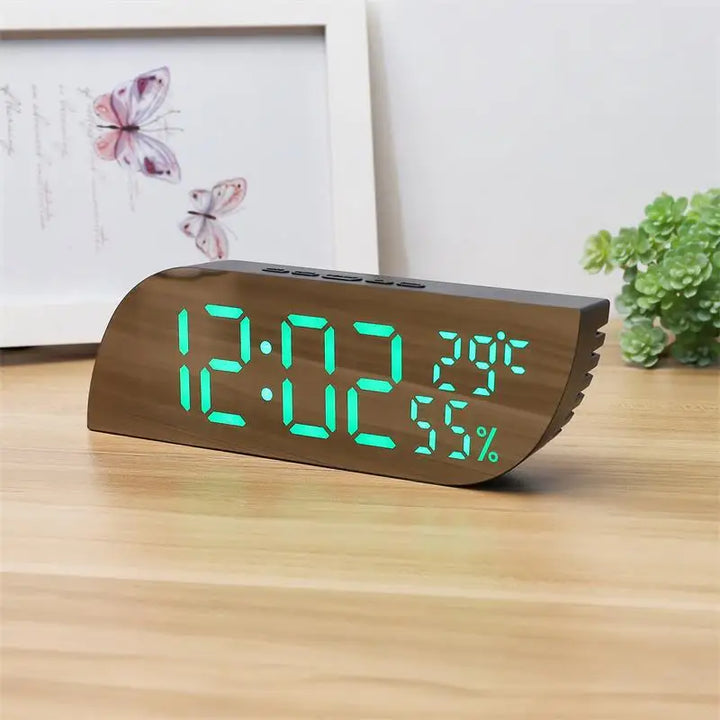 Stornfield | Horloge Alarme Numérique LED avec Affichage Double & Snooze Illimité