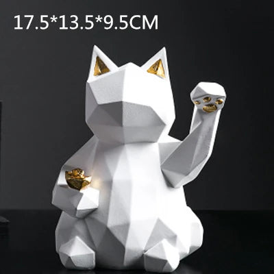 Stornfield | Nordic Style Geometric Lucky Cat