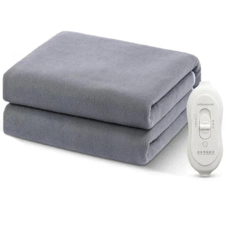Electric heating blanket with thermostat control 220V - Intelligent temperature control for even heat and comfort on cold days | Stornfield