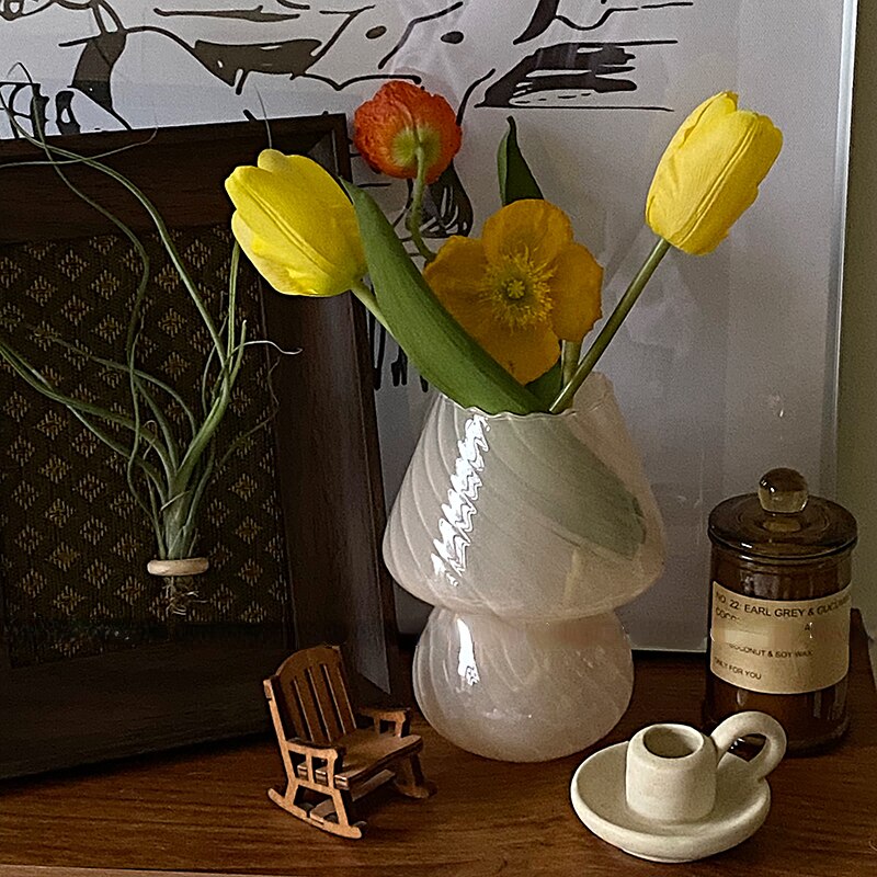 Nordic Ribbed Glass Vase | Stornfield