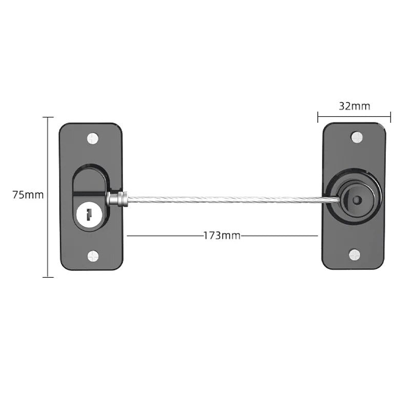 Home Window Door Password Protection Safety Lock | Stornfield
