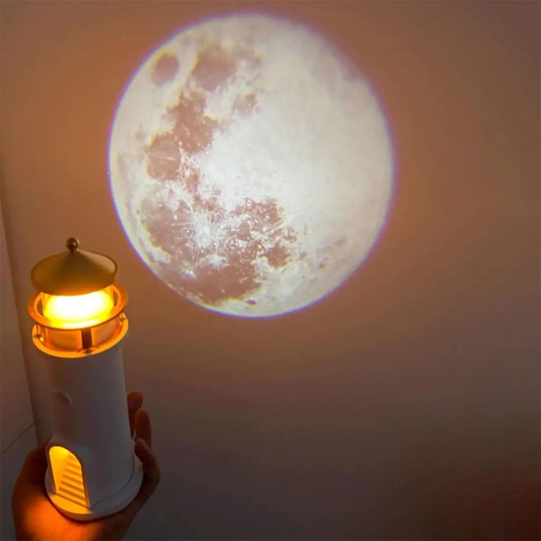Moon Harbor Lighthouse Night Lamp | Stornfield
