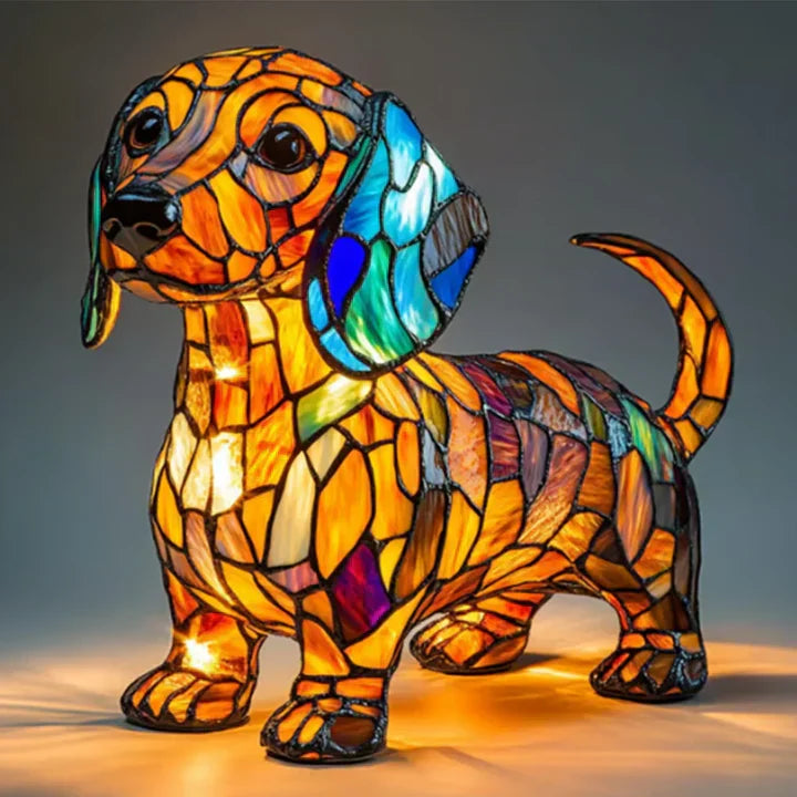 Lumidog Handmade Illuminating Dog Lamp – Ambient Lighting and Gift | Stornfield