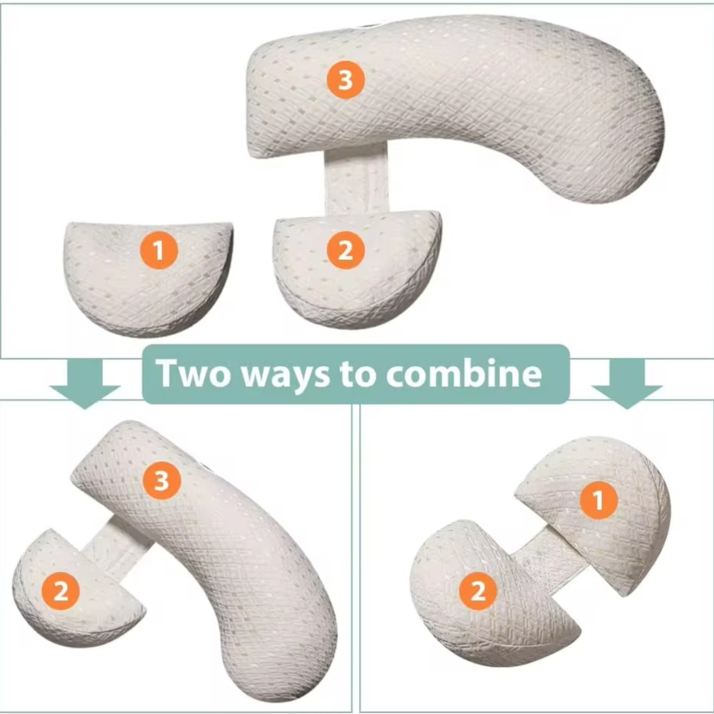 ComfyMama U-shaped pregnancy pillow – Full body support & washaStornfielde cover | Stornfield
