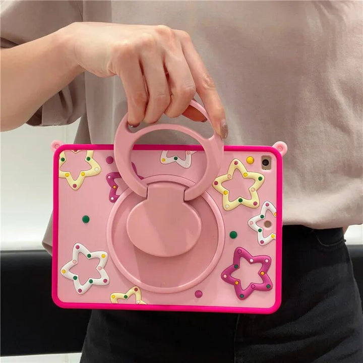 Stornfield | Star Cartoon Kids Flexible iPad Case Stand
