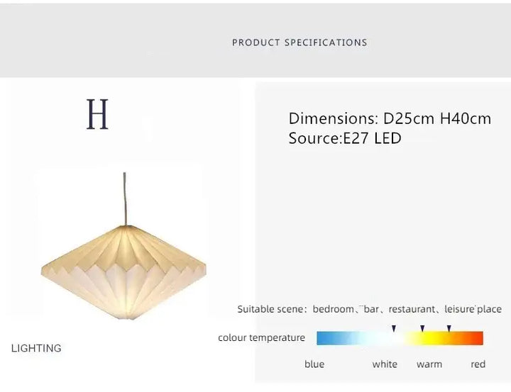 Stornfield | Elegant origami-inspired paper lantern