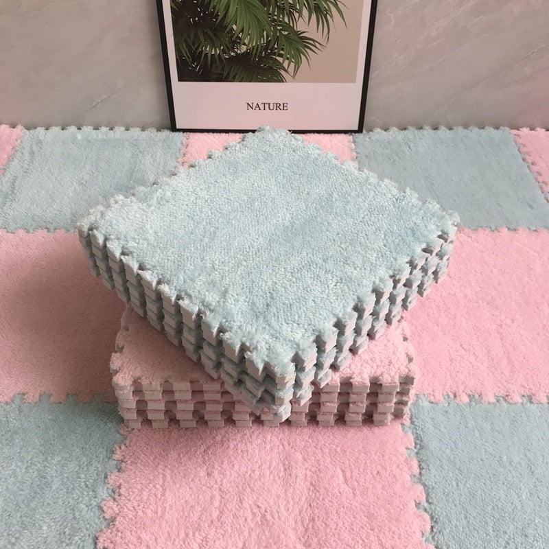 DIY Winter Plush Puzzle Mat | Stonrfield