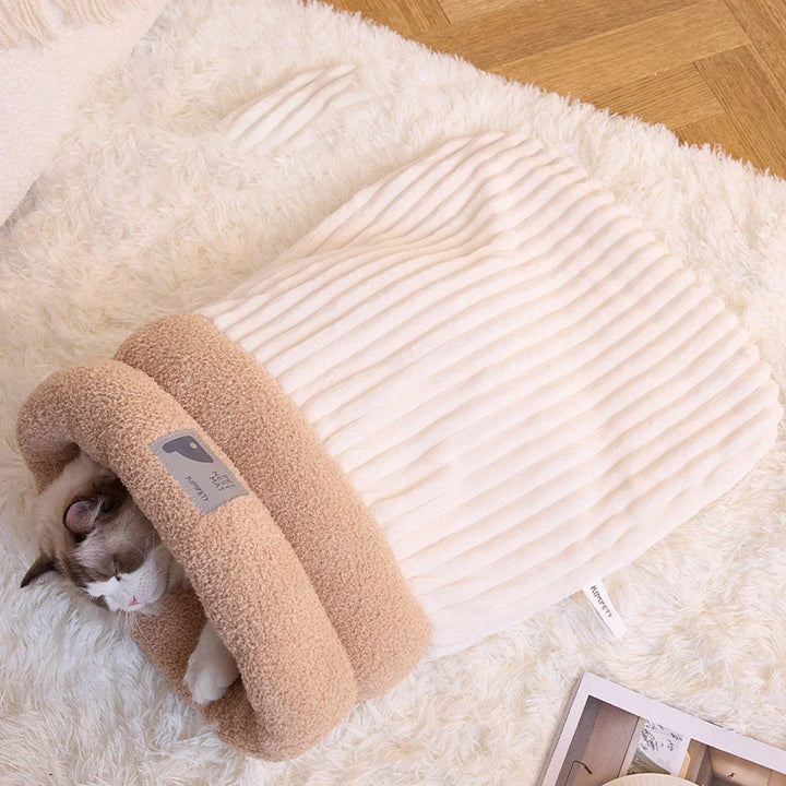 3-Layer Pet Sleeping Bag for Cats & Small Dogs Stornfield