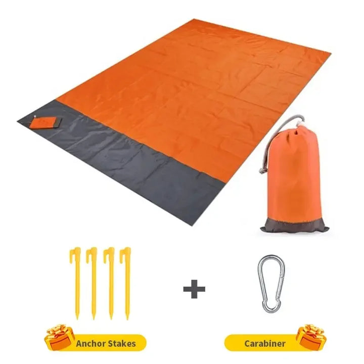Stornfield | TerraLoom Beach Blanket | 210 x 200 cm | Sand-free & Waterproof | Ultra-light & Large