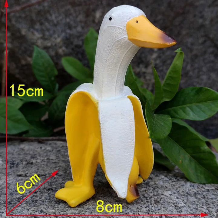 Peeled Banana Duck Face Garden Decor | Stornfield
