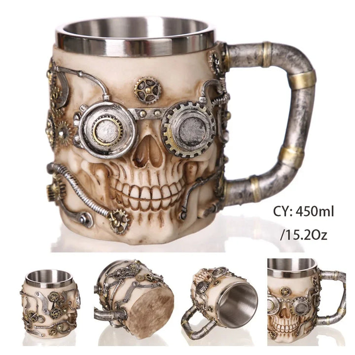 Stornfield | Medieval Dragon Stainless Steel Resin Mug as Coffee Mug or Tea Mug