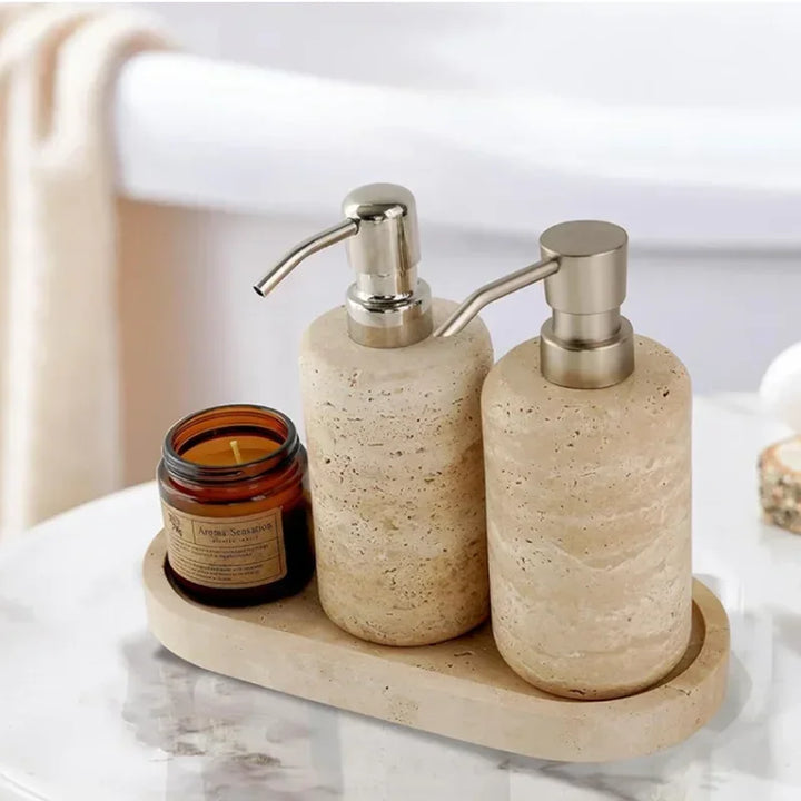 AureliaStone Luxury Bath Set made of Stornfield limestone