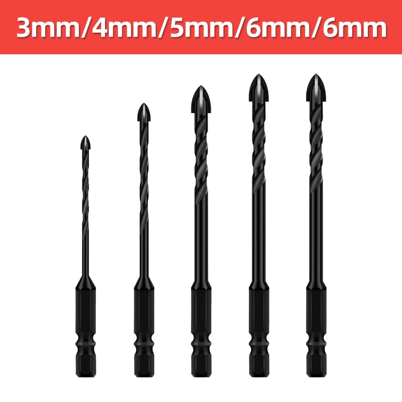 Heavy-Duty Mega Ultimate Cross Hex Drill Bit Set | Stornfield