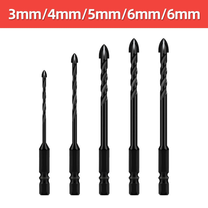 Heavy-Duty Mega Ultimate Cross Hex Drill Bit Set | Stornfield