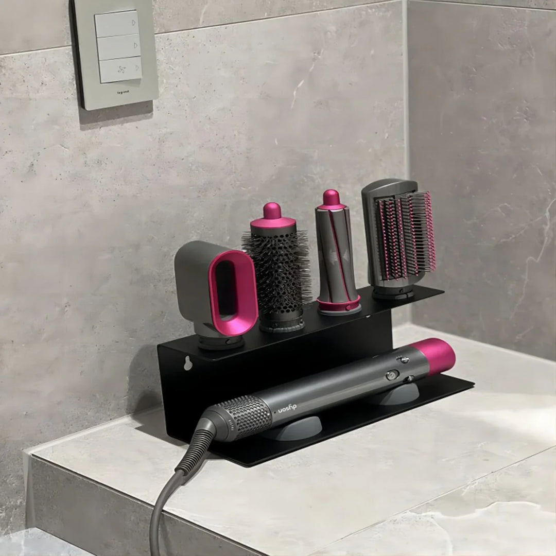 Multifunctional Hair Dryer Stand – Carbon Steel | For Hair Dryers, Straighteners & Curling Irons Stornfield