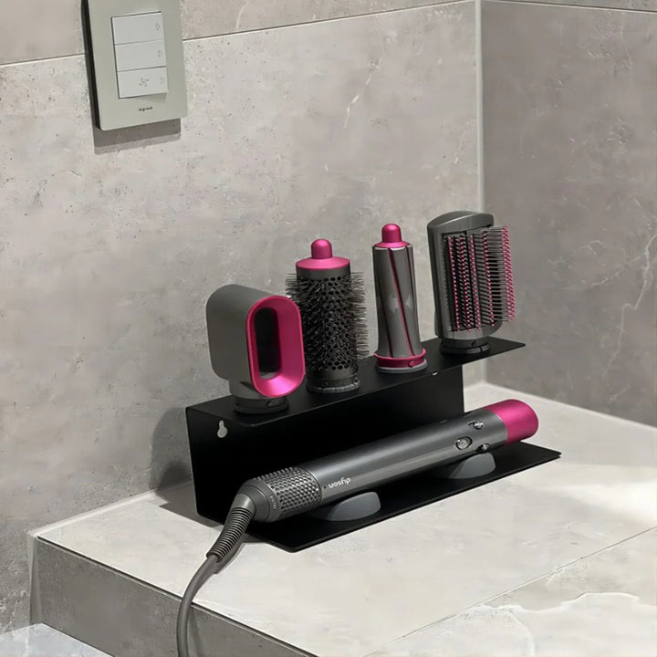 Multifunctional Hair Dryer Stand – Carbon Steel | For Hair Dryers, Straighteners & Curling Irons Stornfield