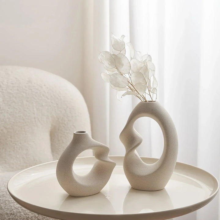 Stornfield Modern Asymmetric Sculptural Vase Set