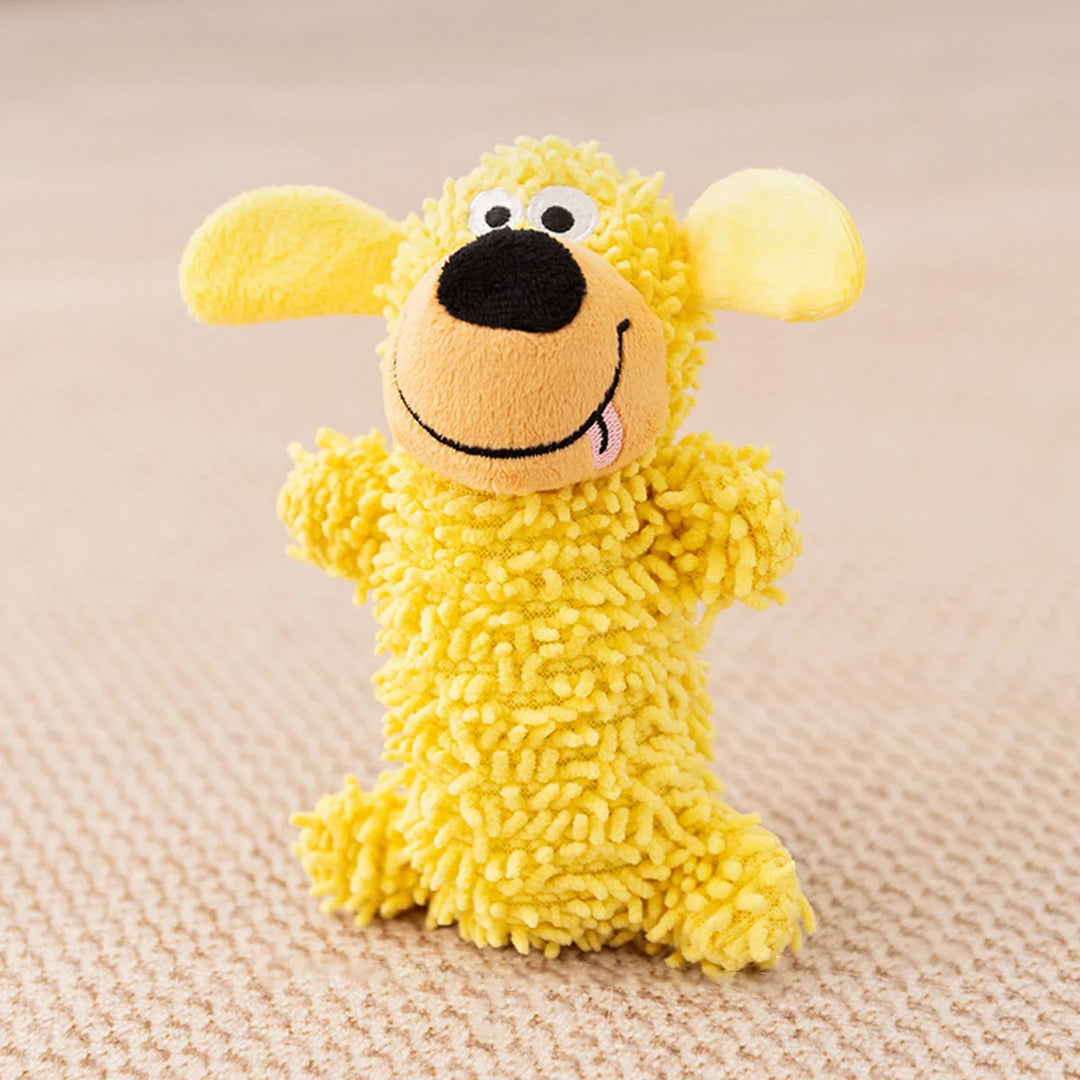 Stornfield plush dog toy with squeaker