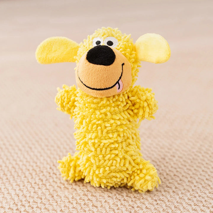 Stornfield plush dog toy with squeaker