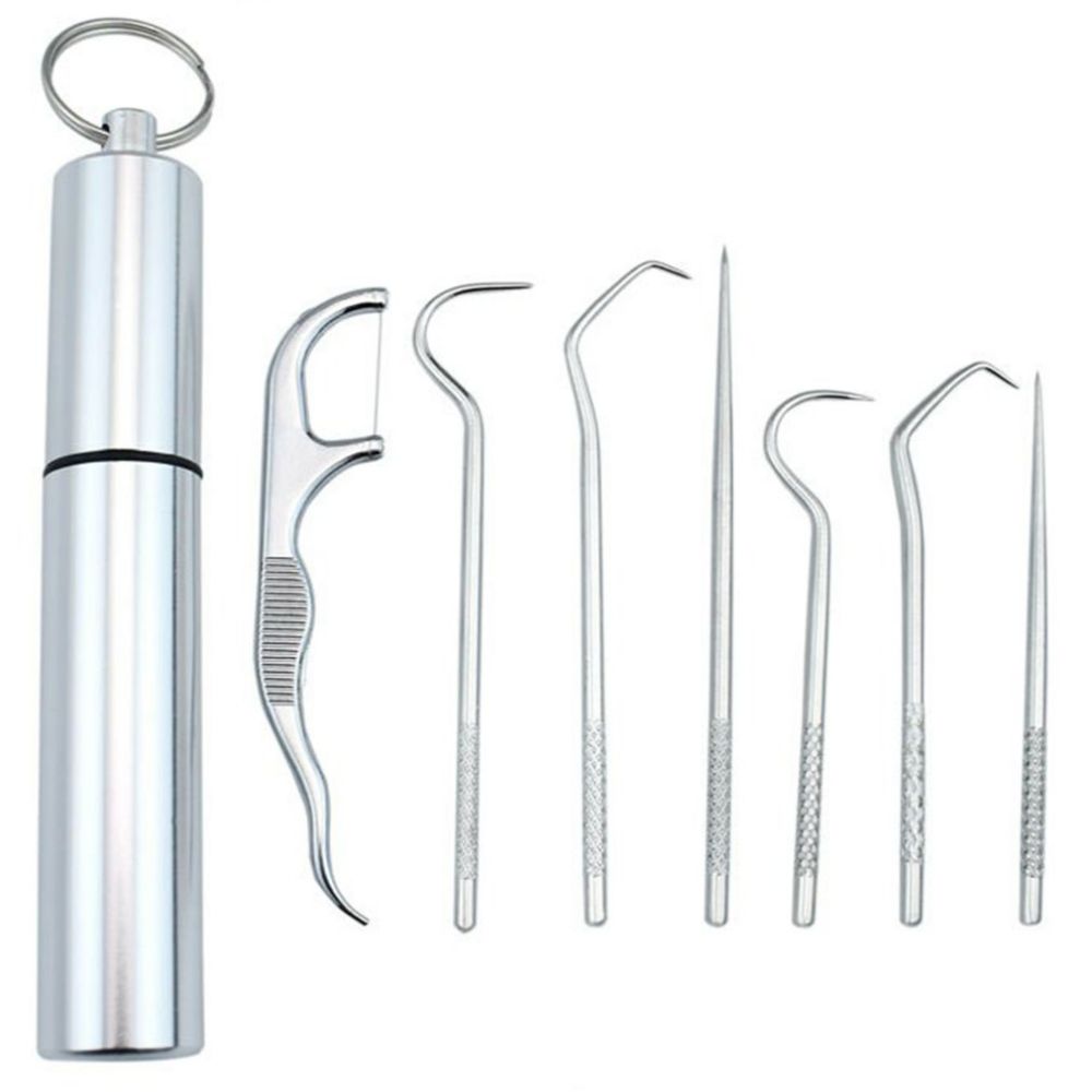 7-piece stainless steel toothpick set | Stornfield