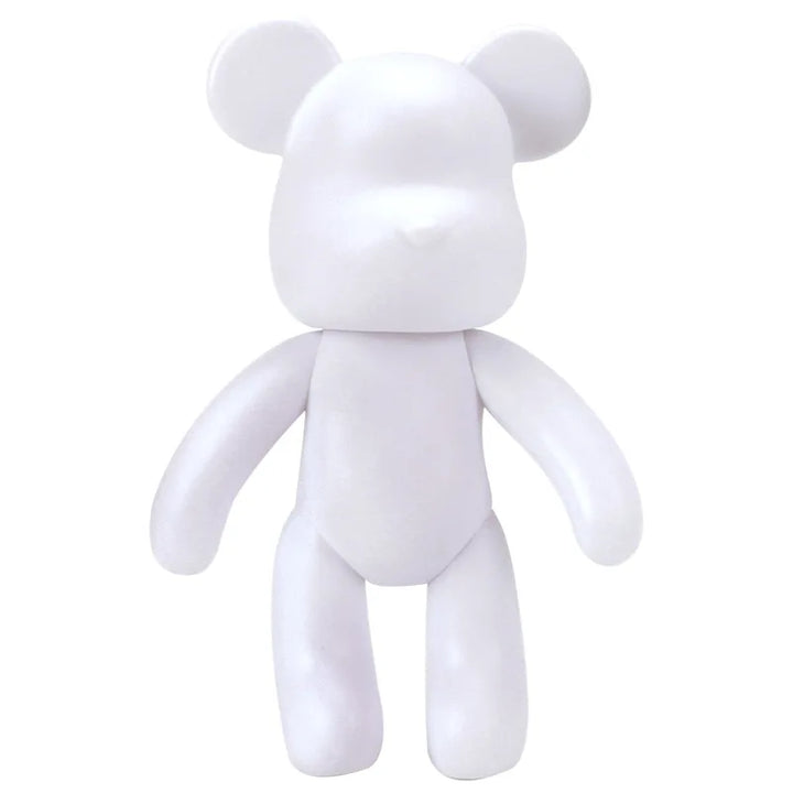 Stornfield | Graffiti Painted Bear Fluid Violent White Body Ornaments DIY Handmade Customized Model Desktop Decoration New Accessories