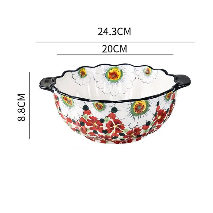 Summer ceramic bowls